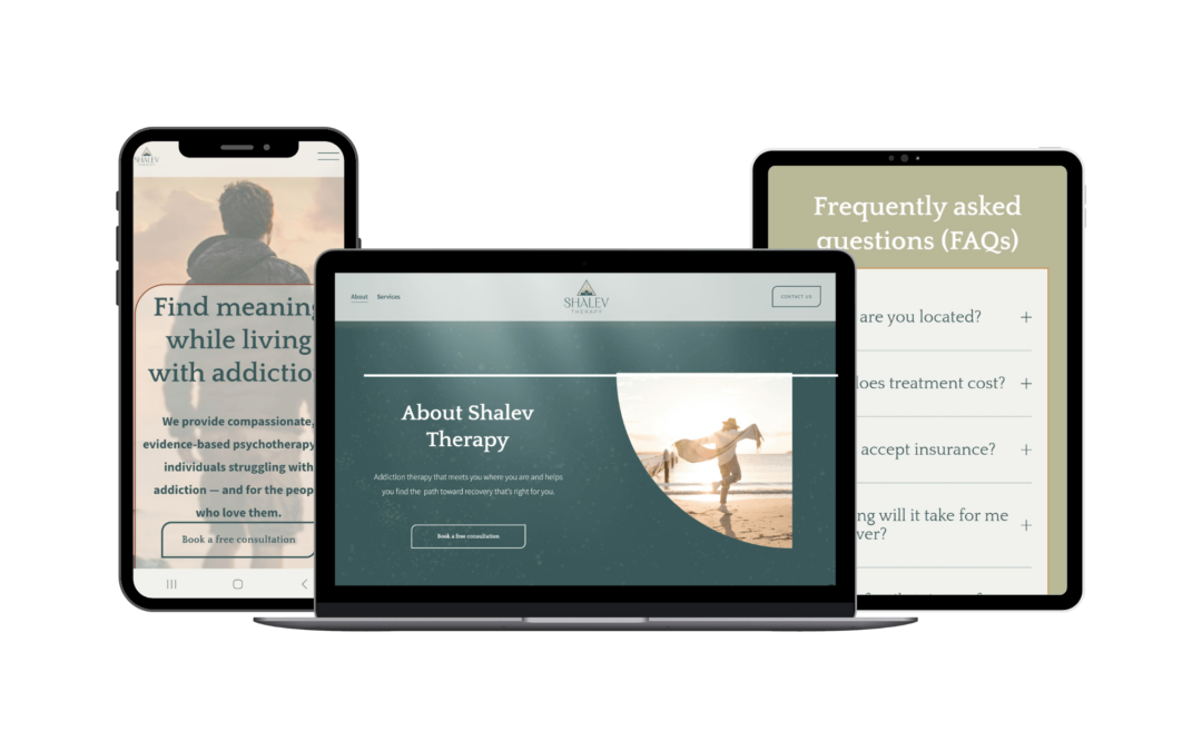 Shalev Therapy Case Study: New Brand and Web Design