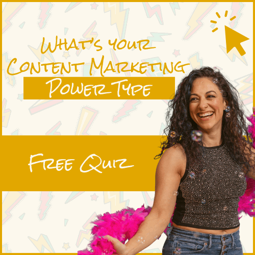 content marketing power type free quiz